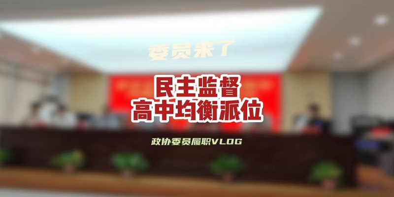 政协委员履职vlog——民主监督高中均衡派位